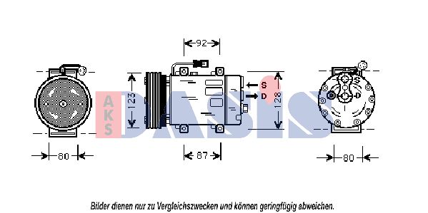 AKS DASIS Kompressori, ilmastointilaite 850597N